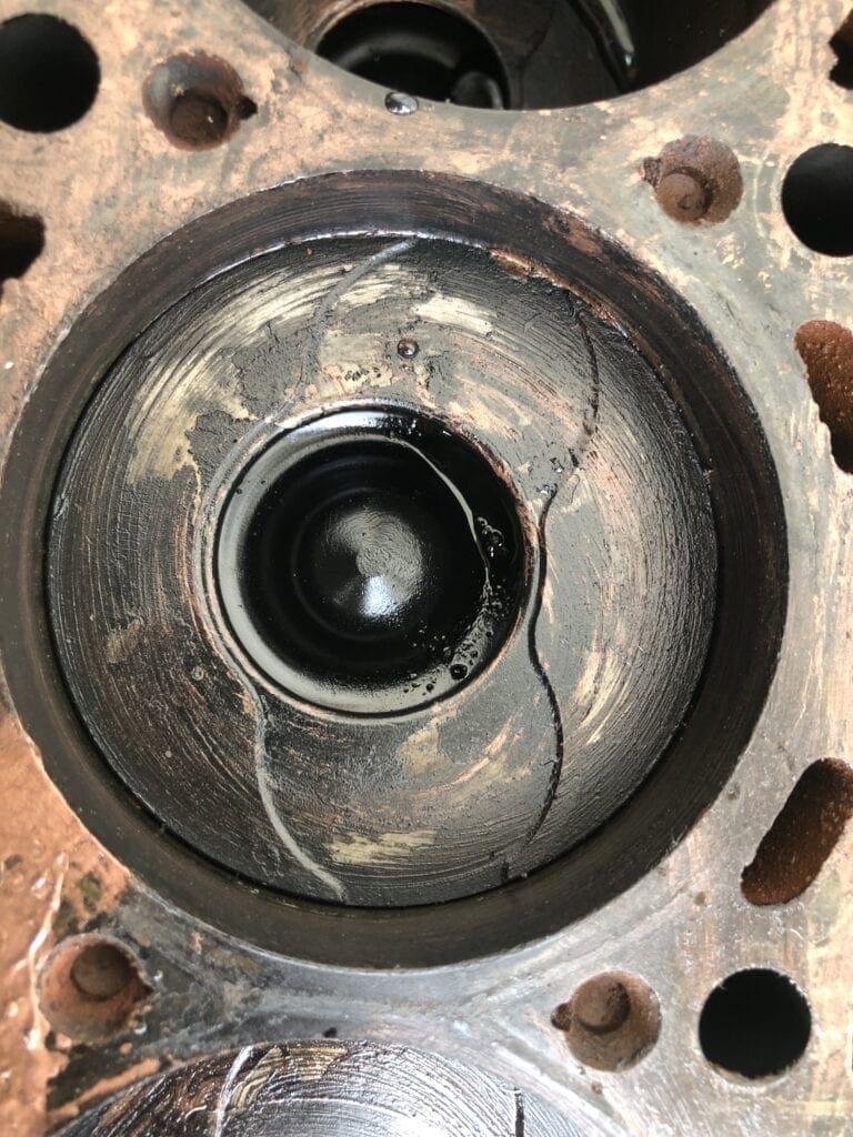 widok tłoka i cylindra