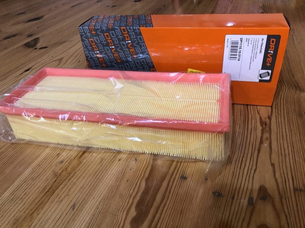 Cena filtra powietrza