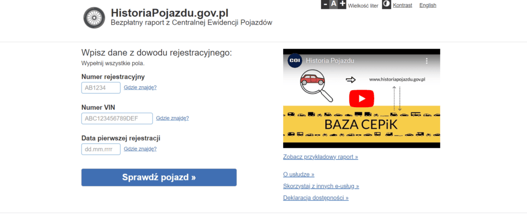 historiapojazdu.gov.pl