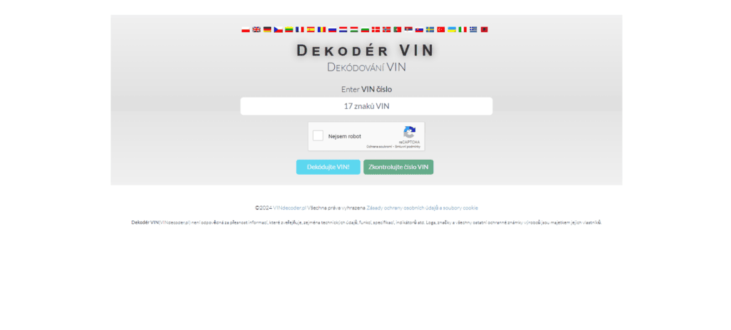 vindecoder.pl